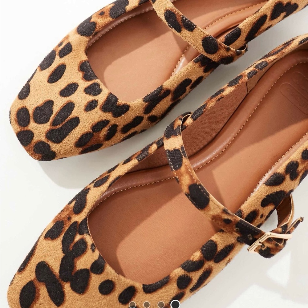 ASOS Leopard Print Mary Jane Ballet Flats - Picture 11 of 11